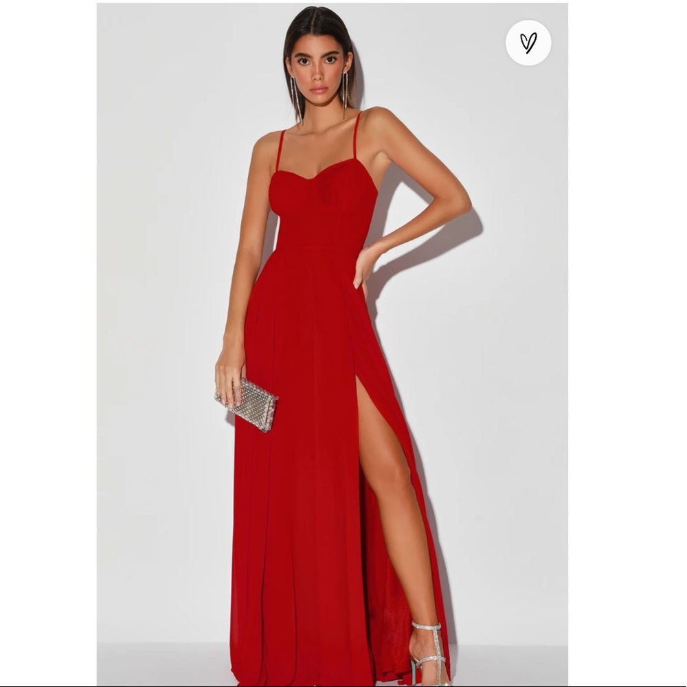 Lulus Cause for Commotion in XL - Red